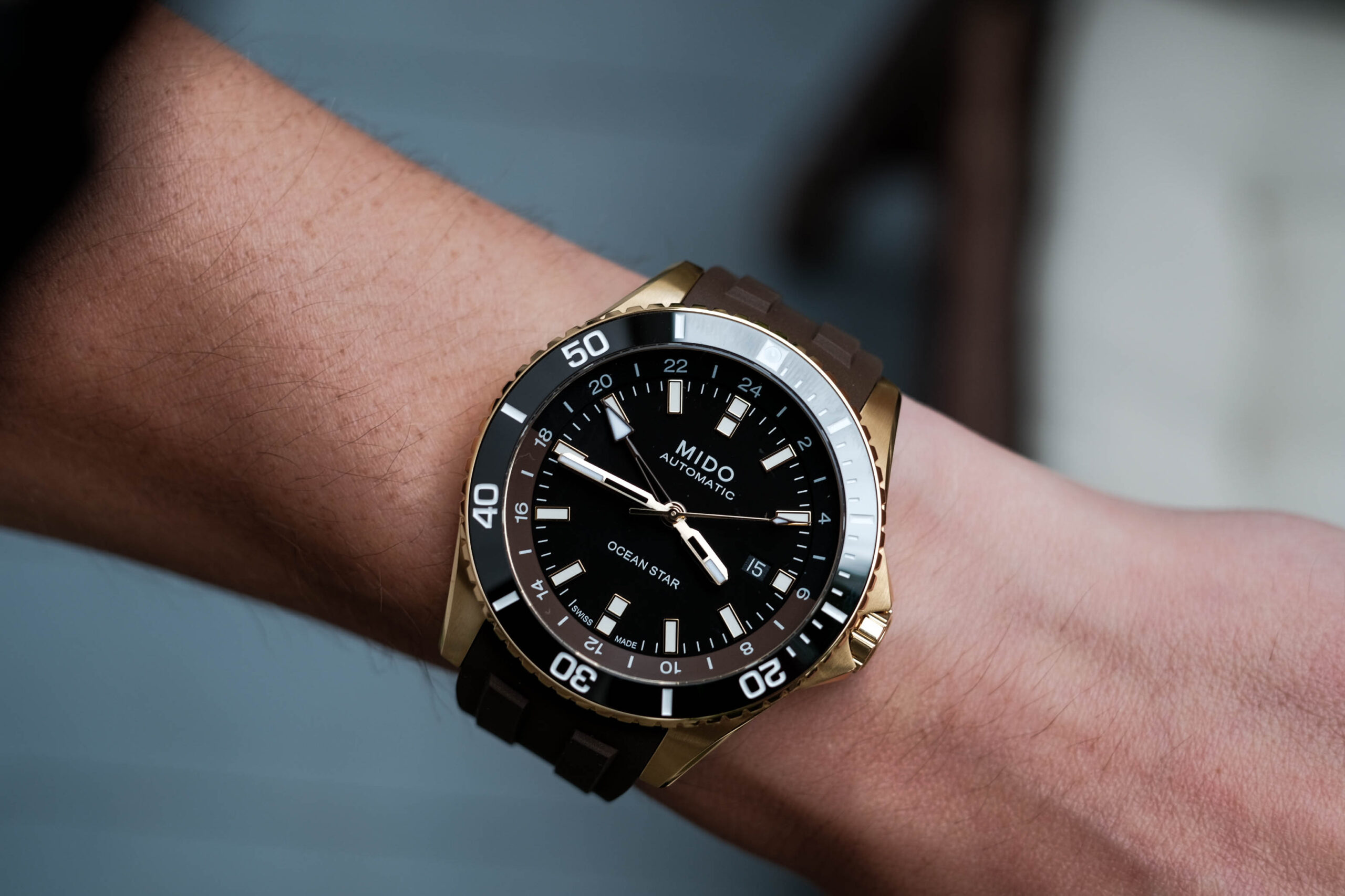 Mido Ocean Star GMT Wrist Shot