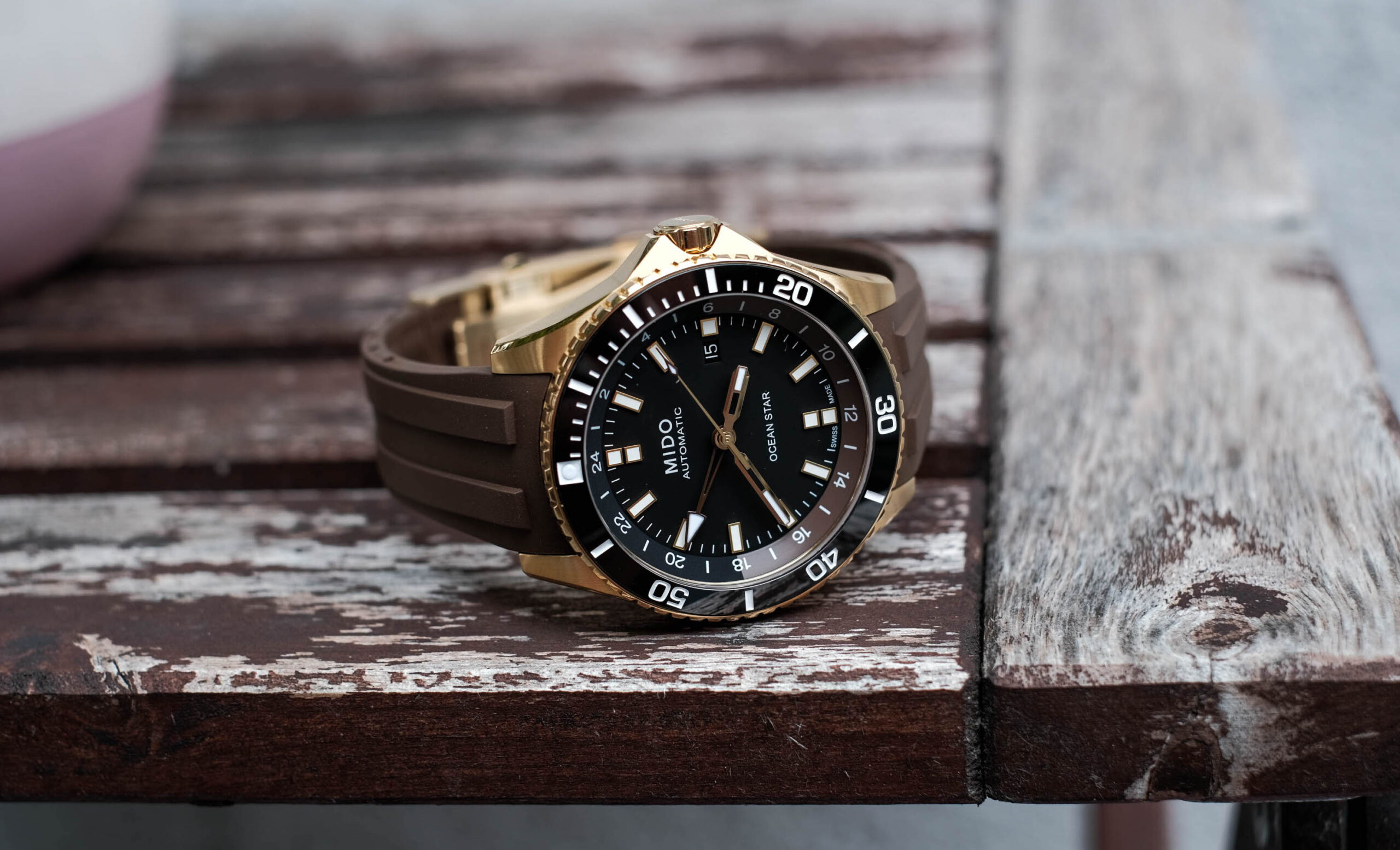Mido Ocean Star GMT case