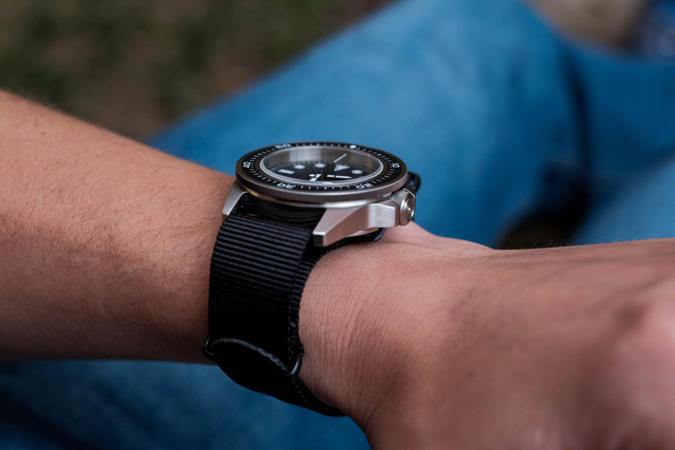 ProDiver U1-PD3-OR Bezel Wrist Shot