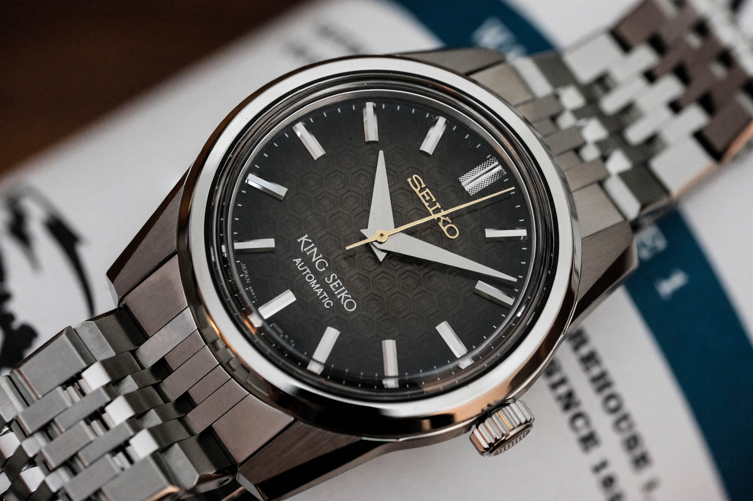 Handling the King Seiko SPB365 Turtle Shell Motif Dial