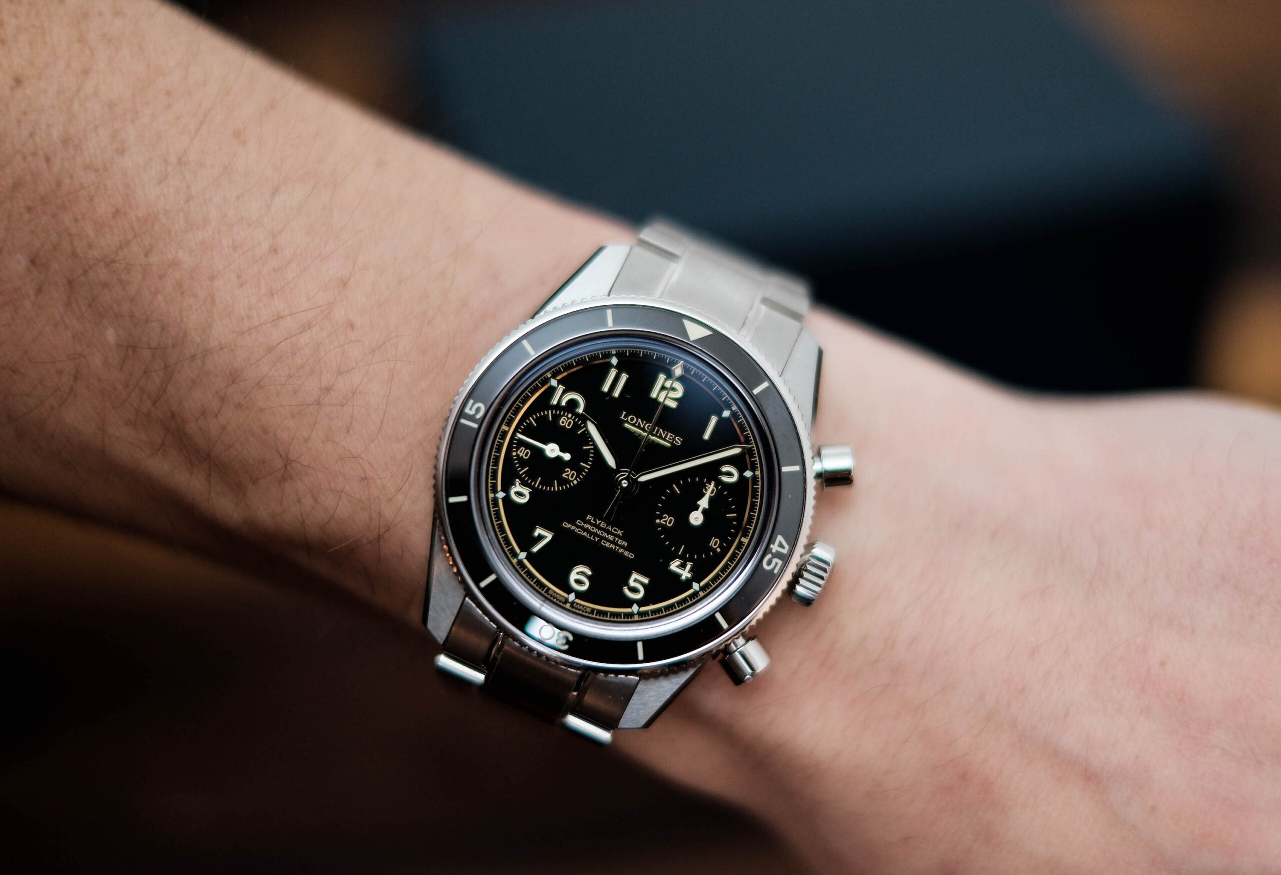 Longines Spirit Flyback Wrist Shot