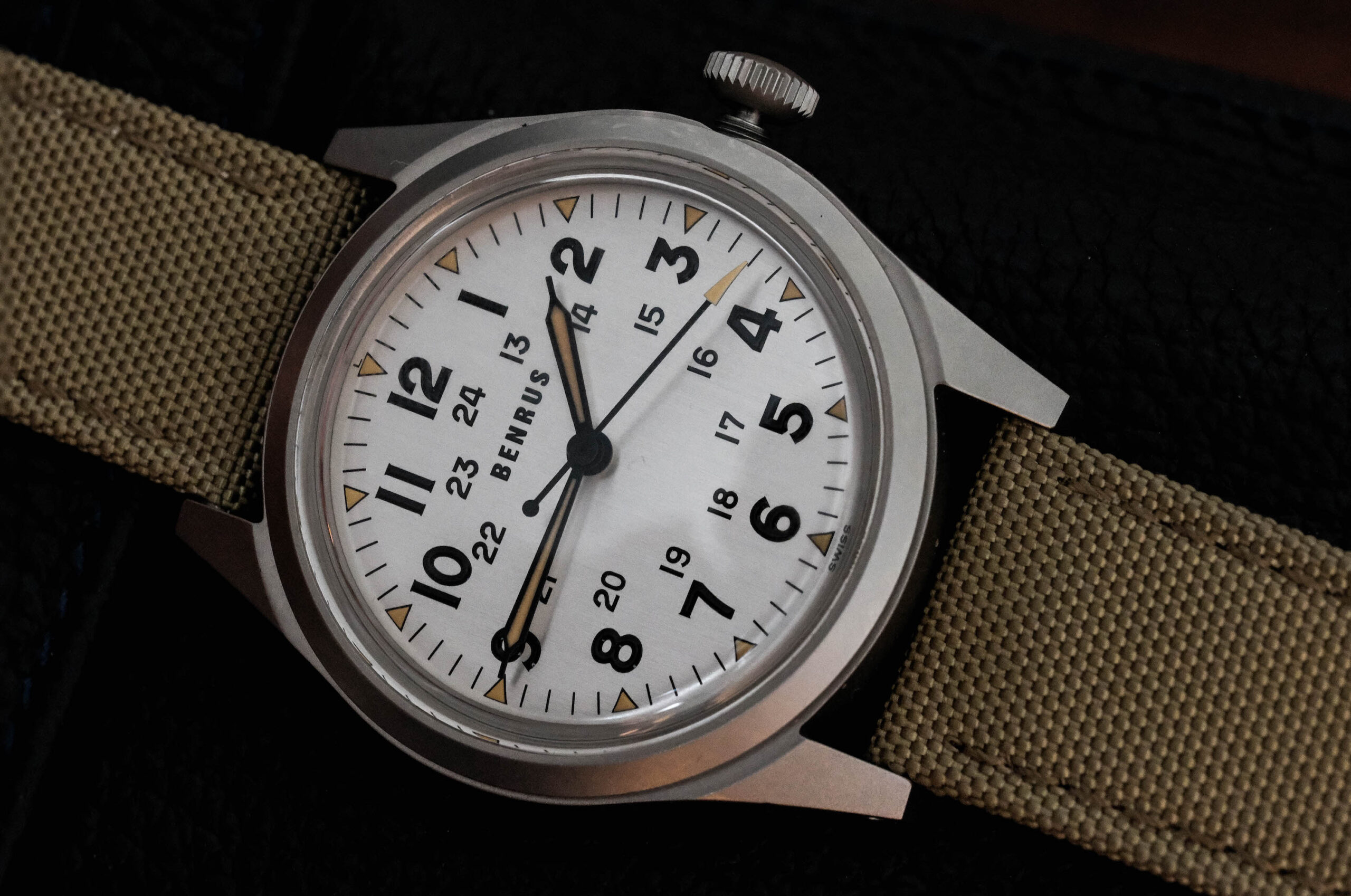 Benrus DTU Shield Old Radium Dial