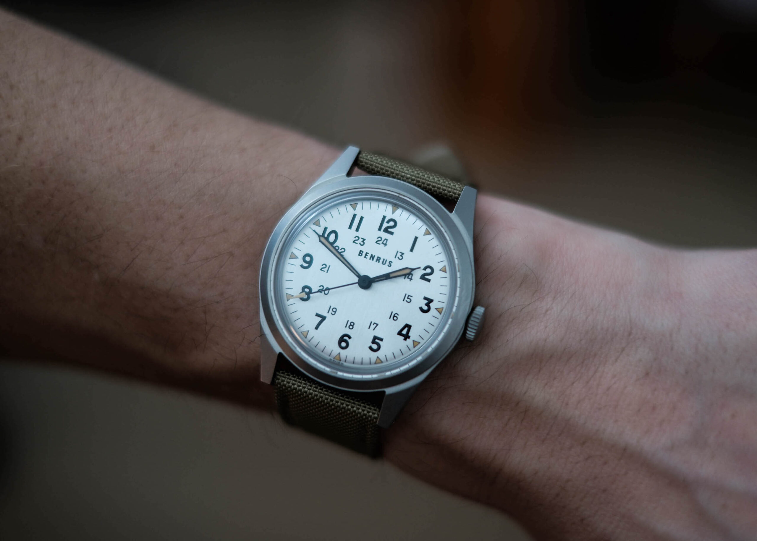 Benrus DTU Shield Wrist Shot