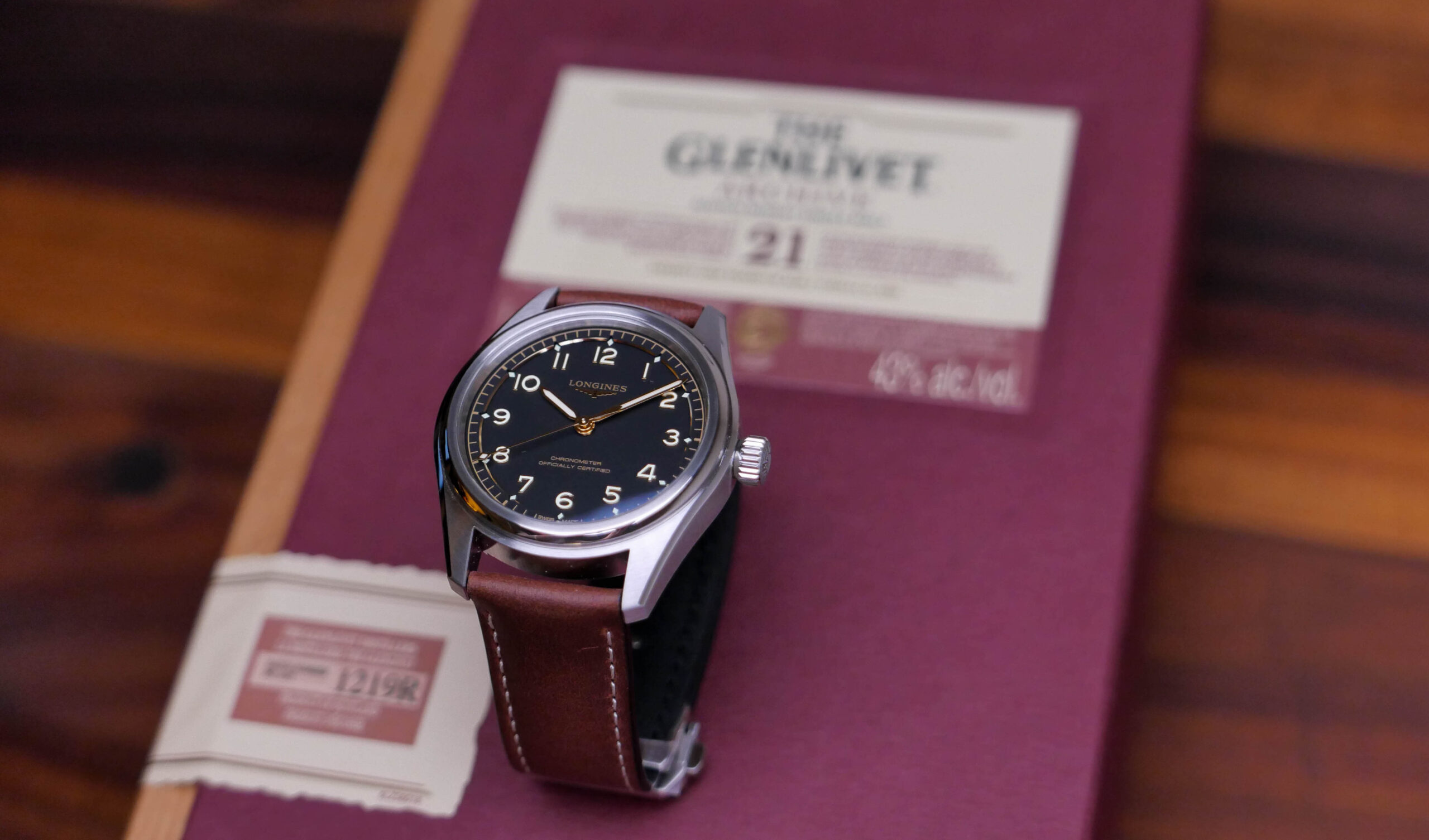 Longines Spirit Pilot Dial From Distance