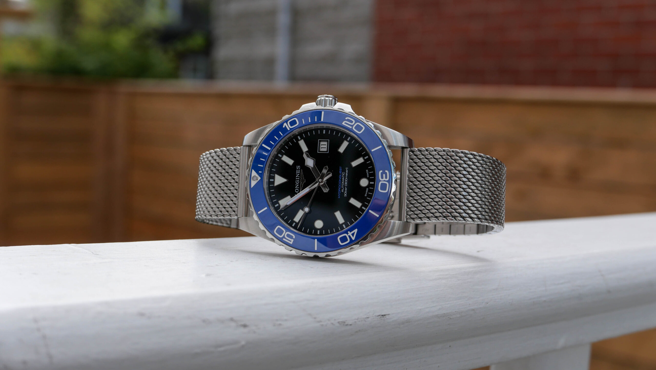 Hands-On With the Longines Hydroconquest Blue Ceramic