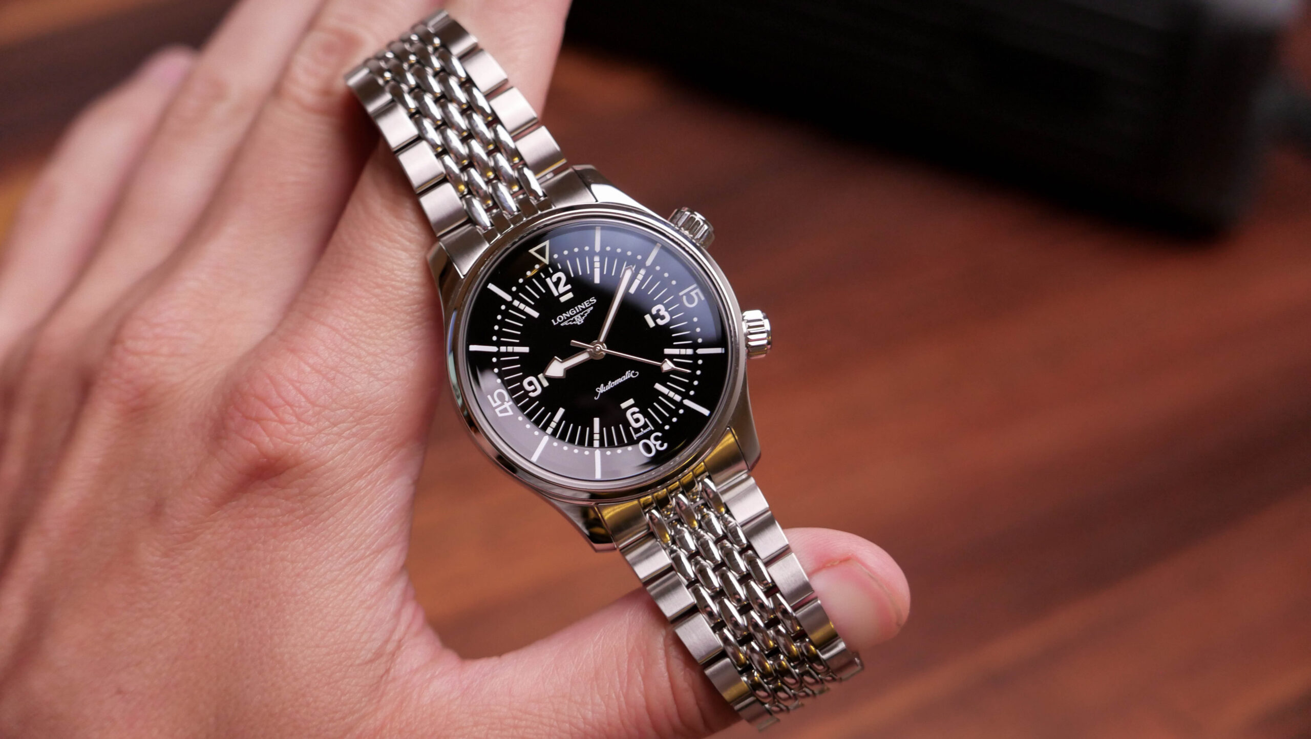 Longines Legend Diver 39 In Hand