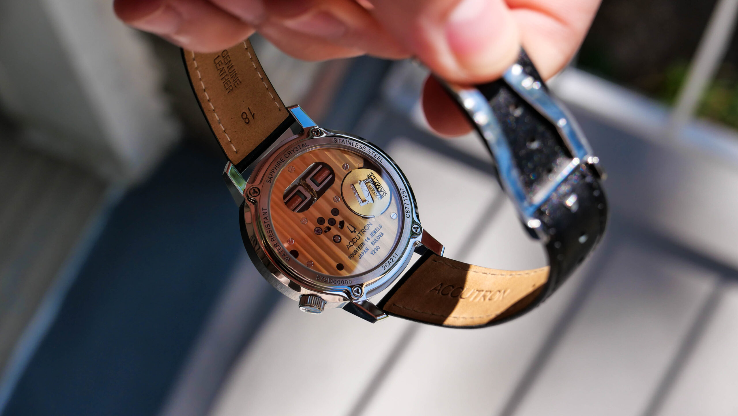 Accutron Spaceview 314 Open Caseback