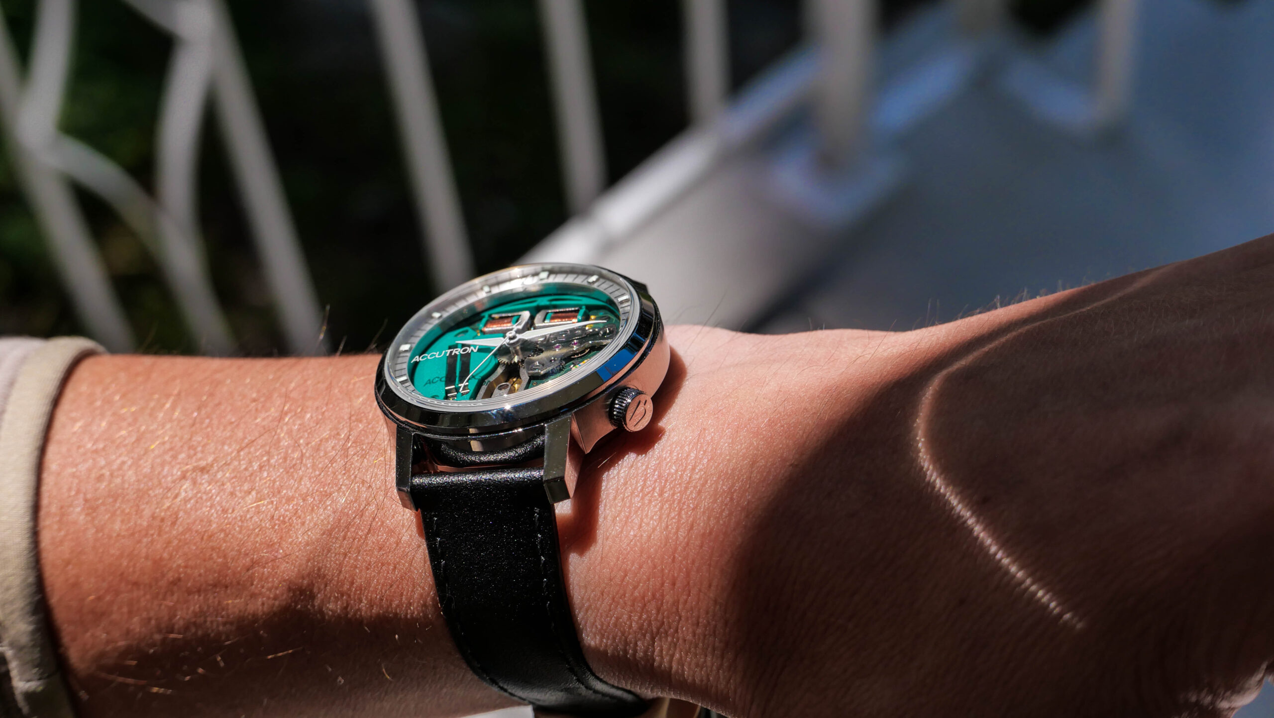Accutron Spaceview 314 Side View Wrist
