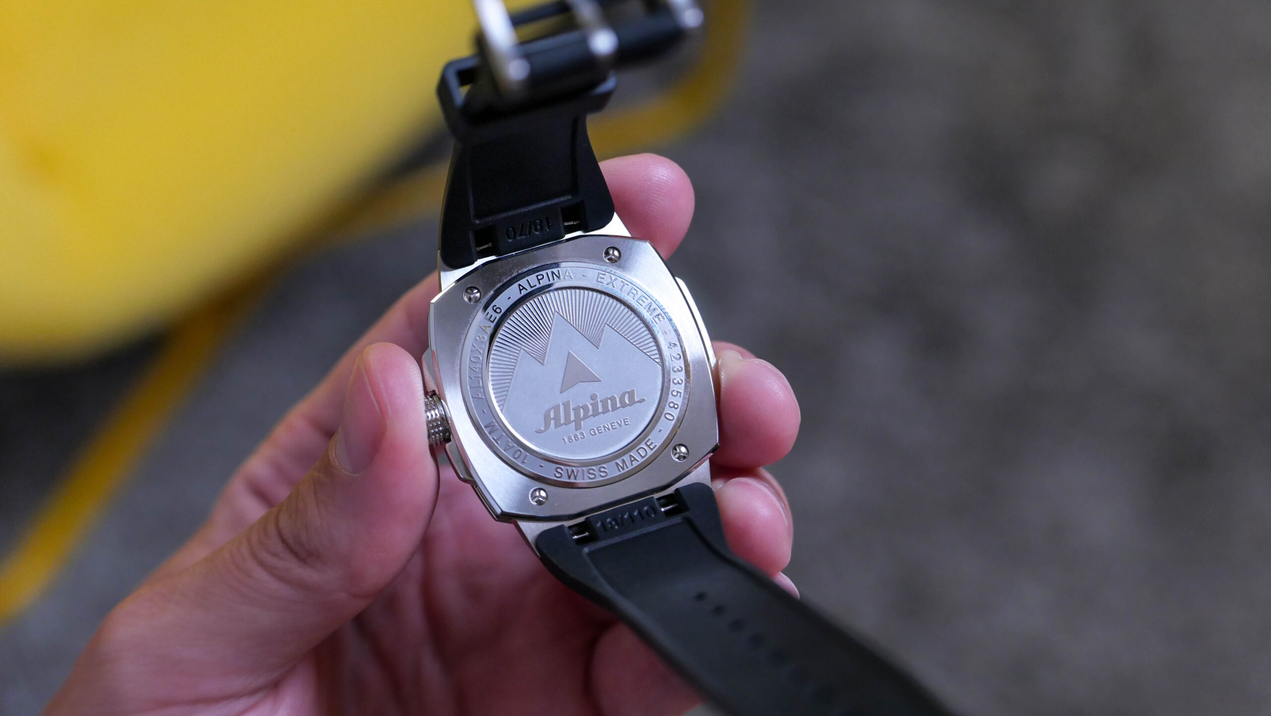 Alpina Alpiner Extreme Solarmetre Case Back