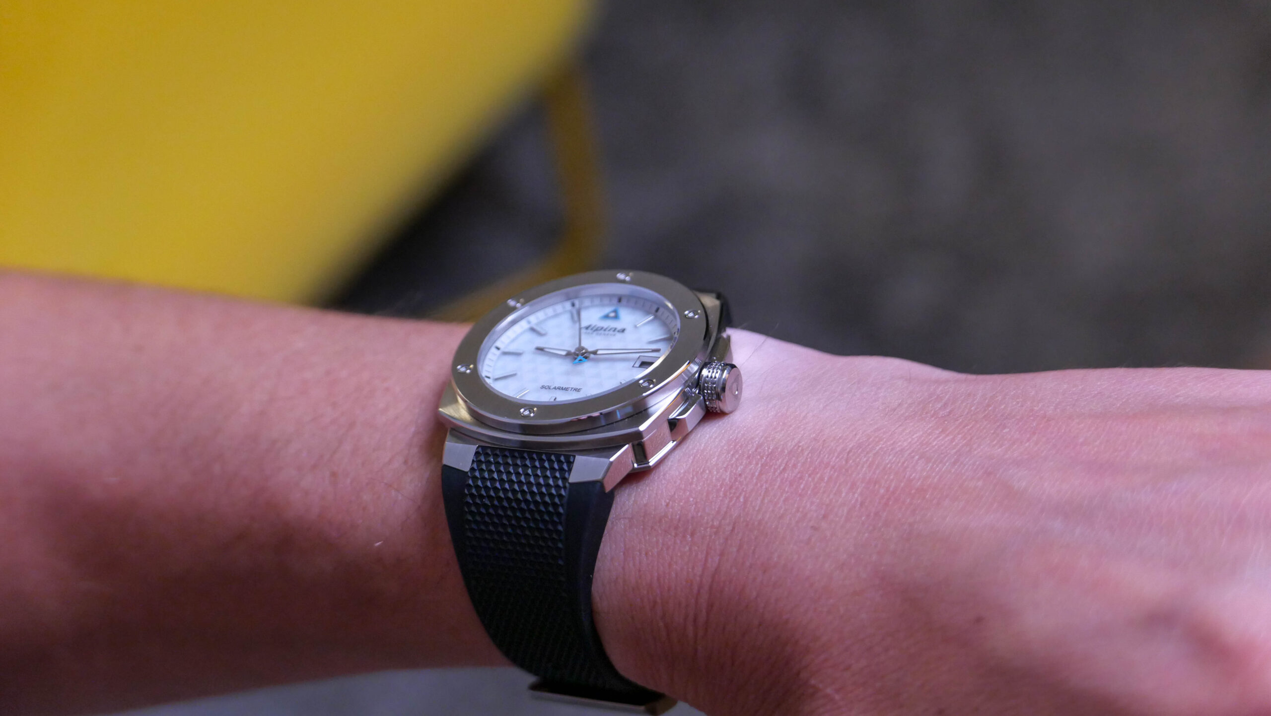Alpina Alpiner Extreme Solarmetre Wrist Shot Side View