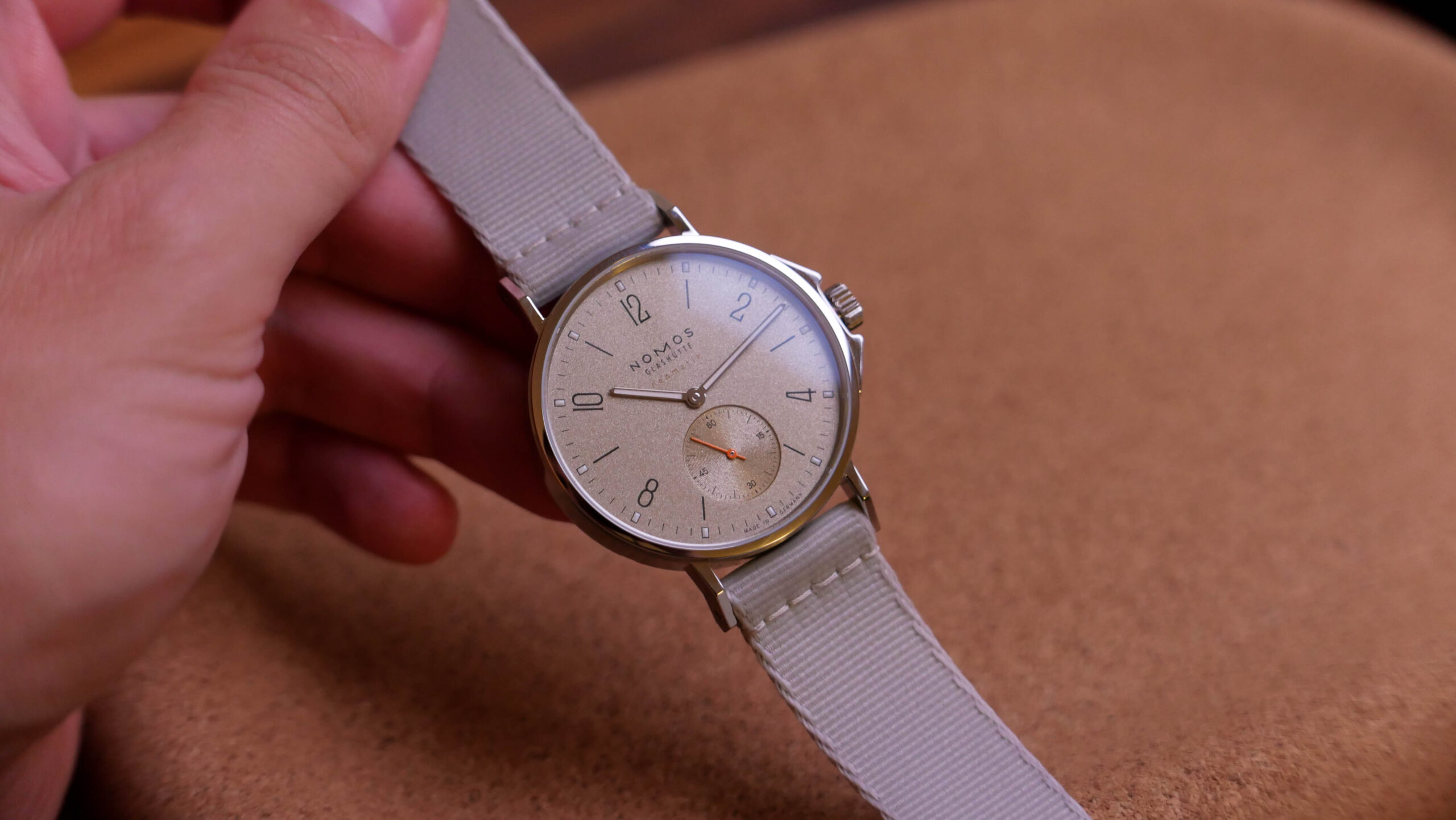 Nomos Releases Their Sand Dial for The Ahoi Neomatik 36