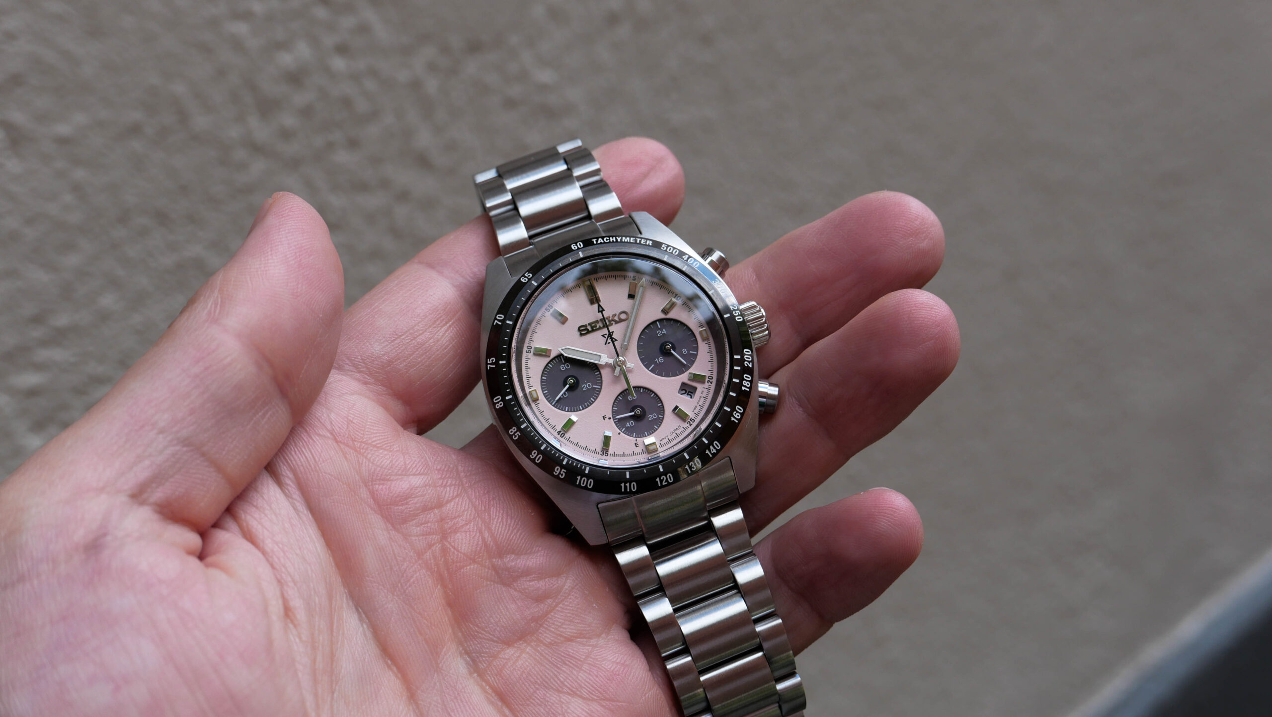 Hands-On The Seiko Speedtimer SSC963 Refresh and Its New Salmon Dial