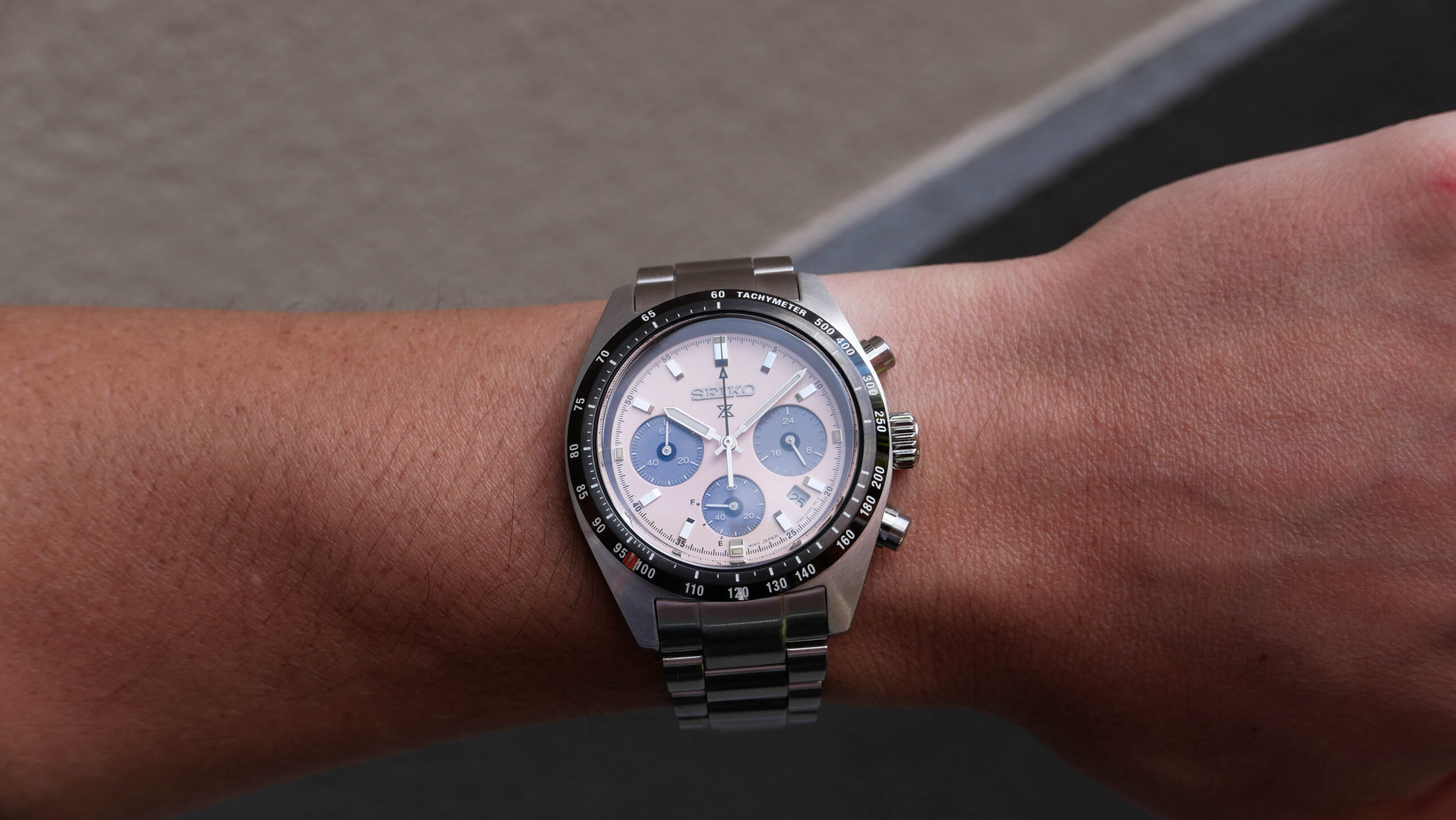 Seiko Speedtimer SSC963 Wrist Shot