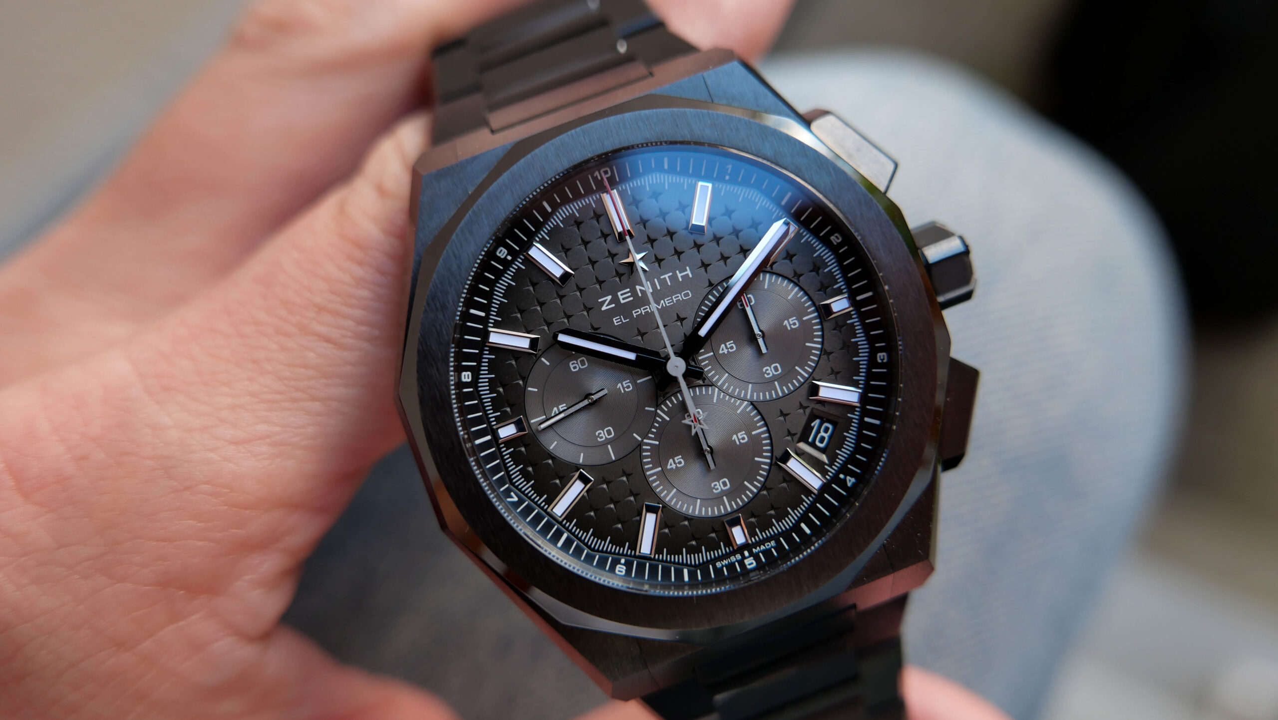Zenith Defy Skyline Chronograph Dial Macro