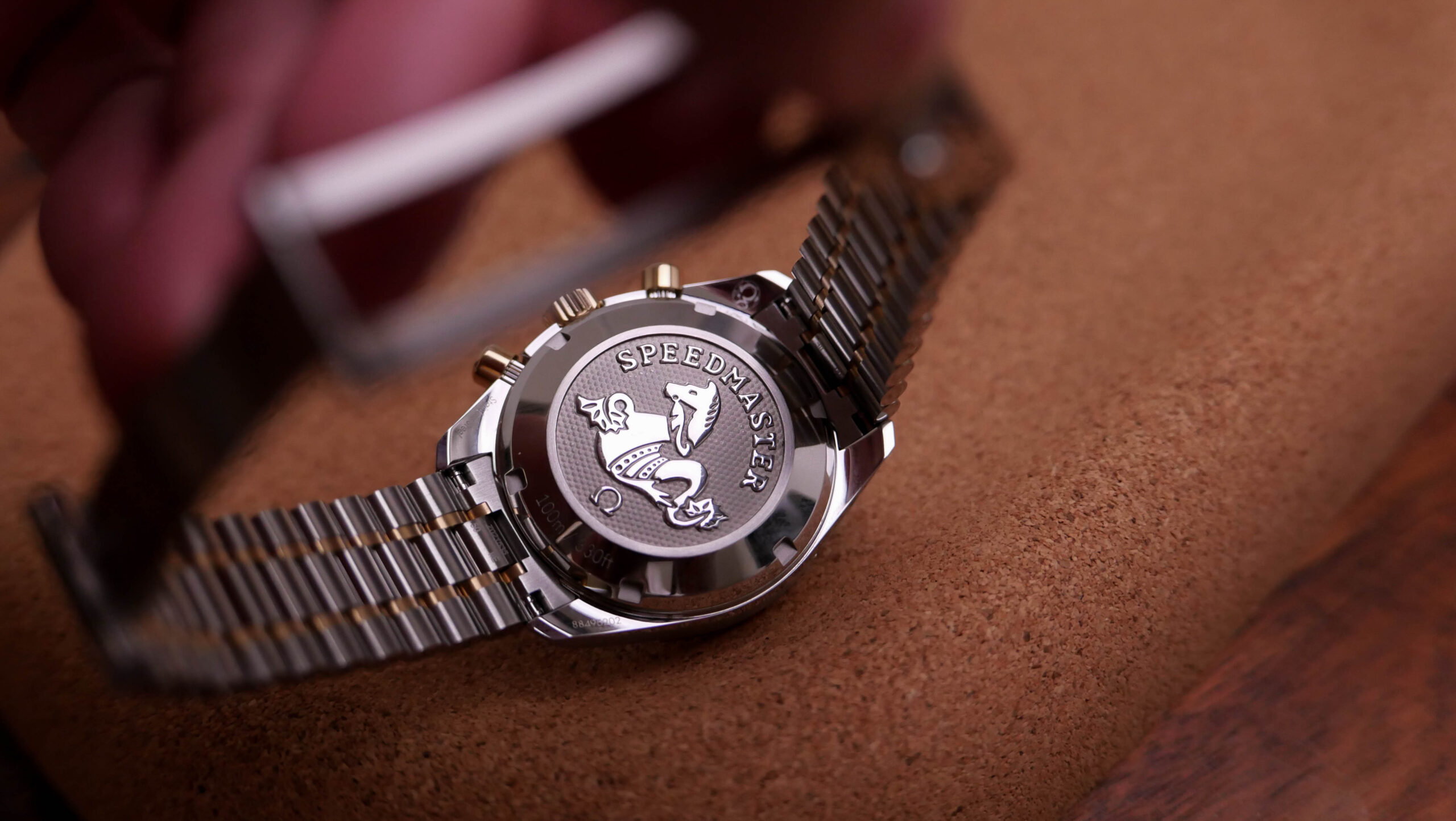 Omega Speedmaster 38 Engraved Caseback