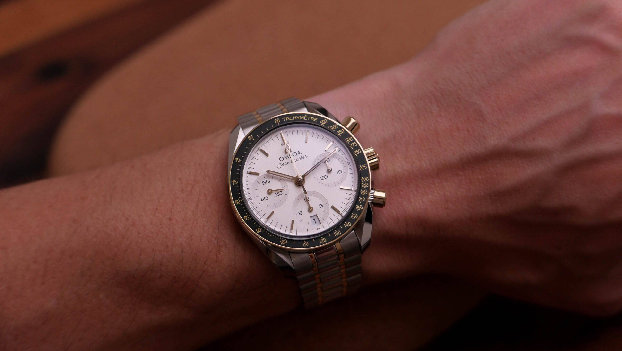 Omega Speedmaster 38 Wrist Shot