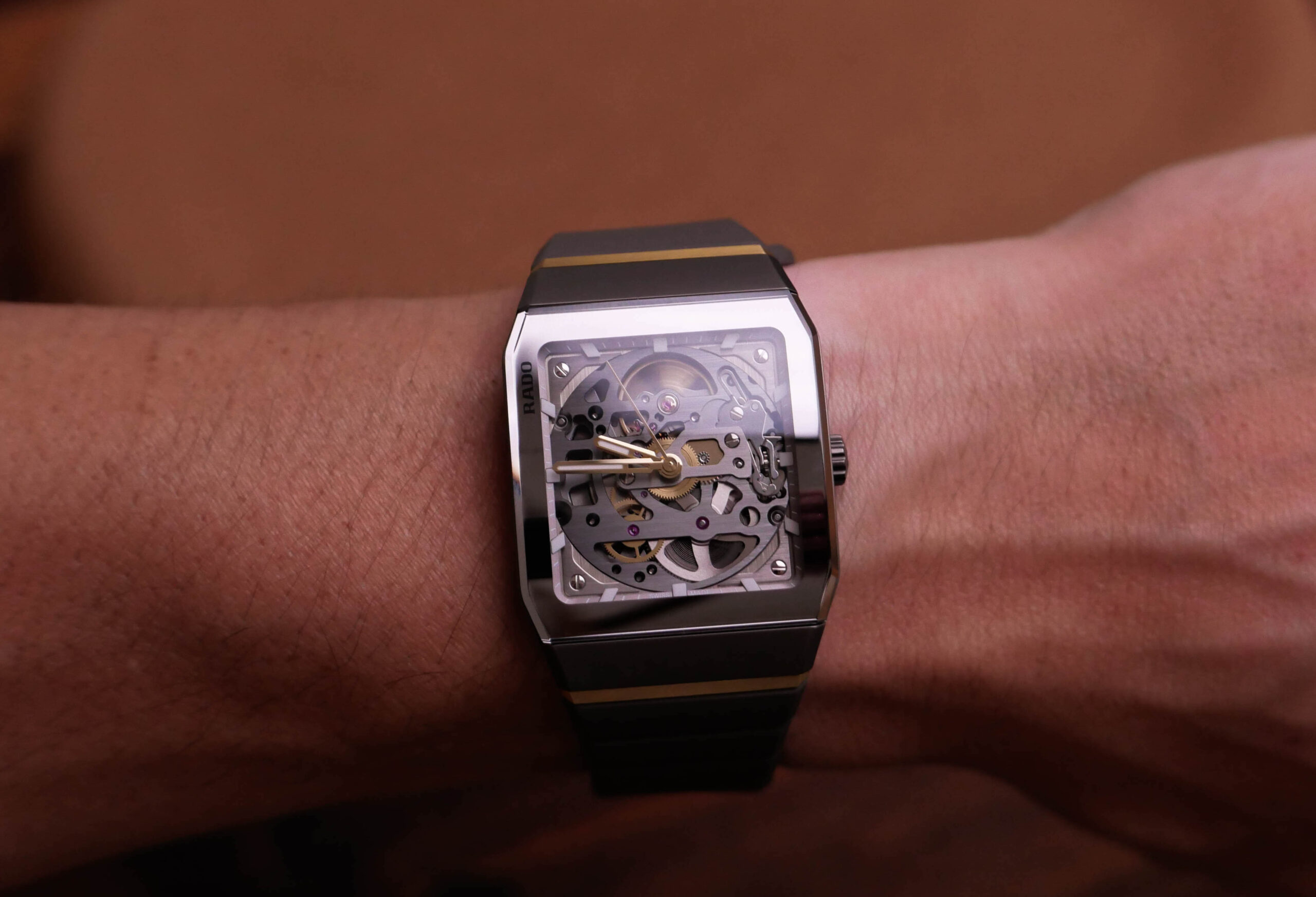 Rado Anatom Skeleton Dial Macro Wrist